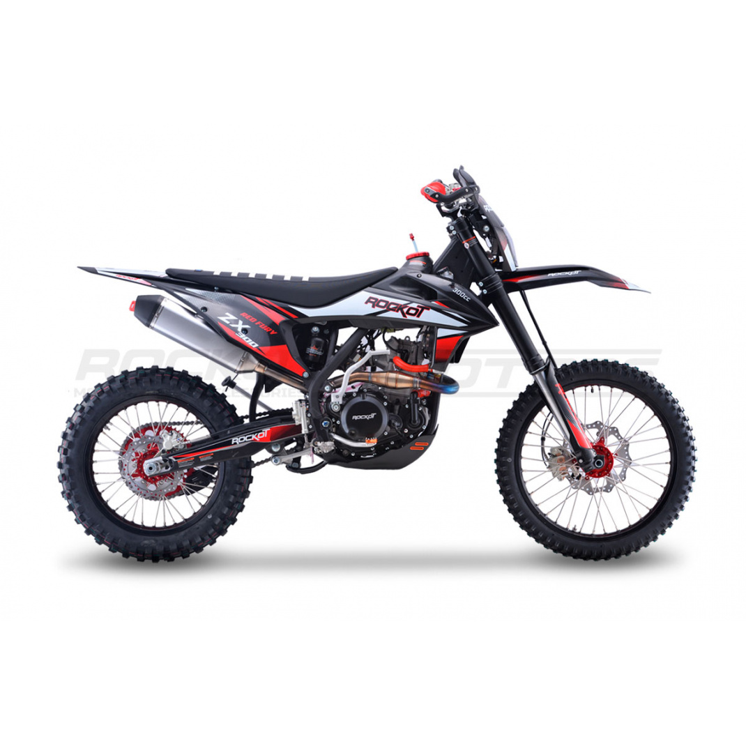 Мотоцикл эндуро ROCKOT ZX300 Red Fury (300сс, 177ММ, 21/18